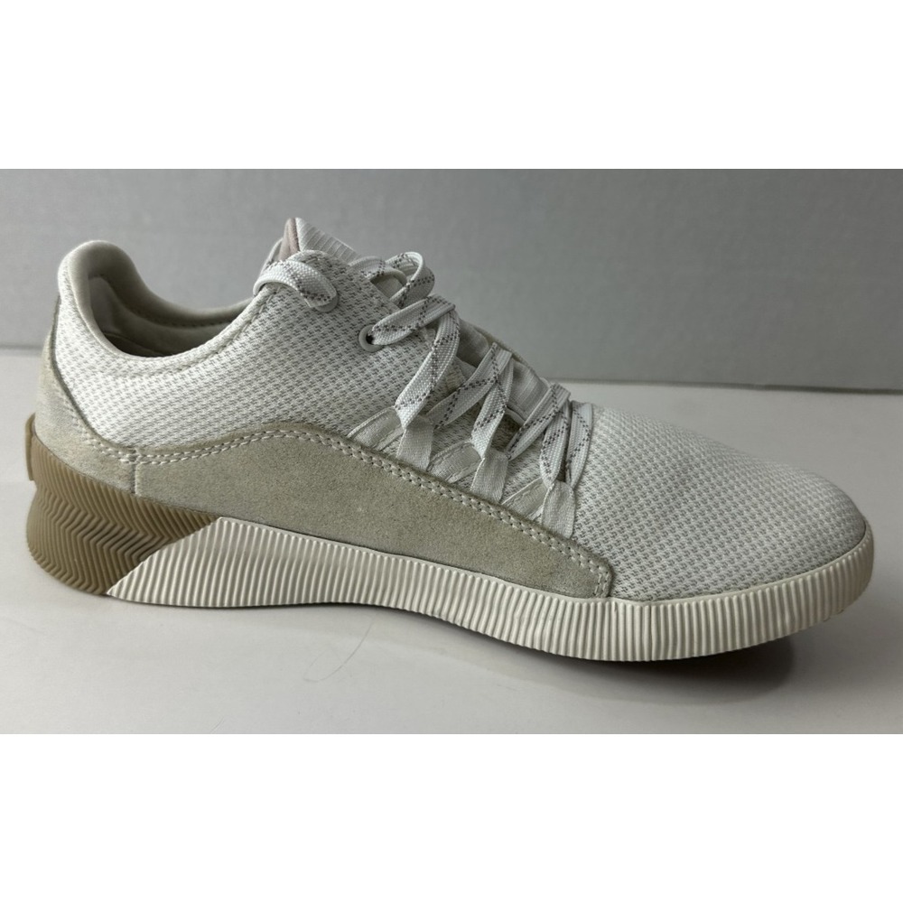 Sorel Women's Out 'N About Lace up Shoes Low Sneakers Ivory Off White Size 10 - Picture 2 of 15